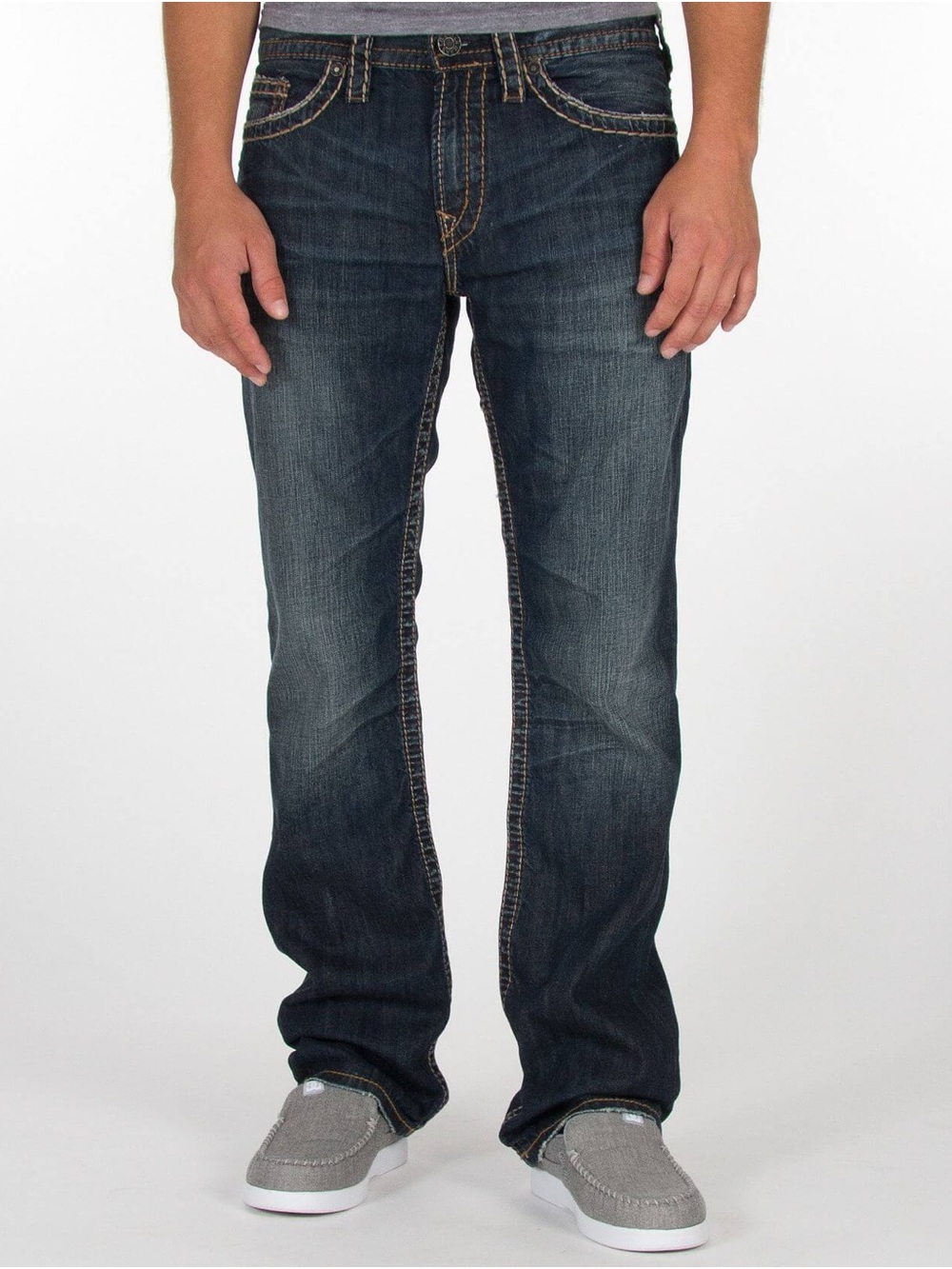 Silver Nash Heritage Jean Men's Dark Wash Jeans - 38x30